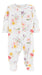 Carter's Floral Design One-Piece Cotton Pajama with Feet 0