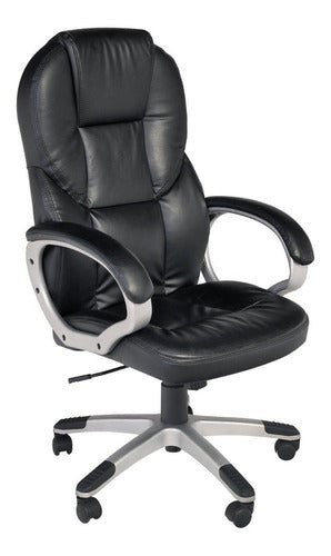 Just Home Collection Ergonomic Executive Chair BT-9805A Black Adjustable 0