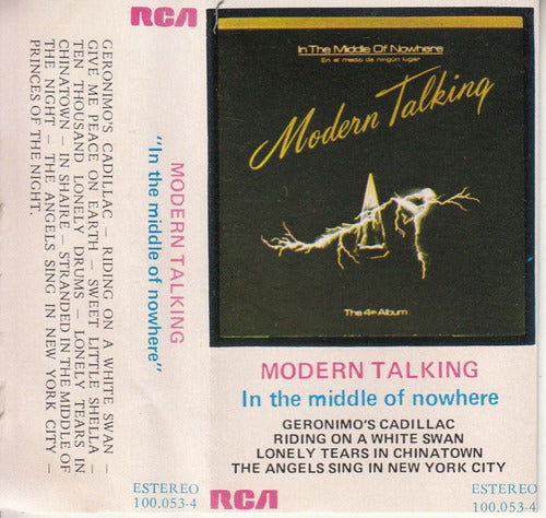 1987 Modern Talking Cassete Promo Uruguay Techno Pop Raro 0