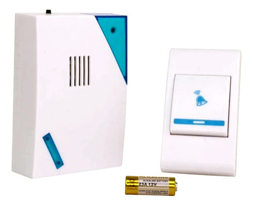 Compranet Wireless Doorbell Without Cables Battery-Powered, With Light 13078 0