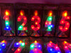 Party Twinkling Multicolor LED Number Candle with Batteries Included 1