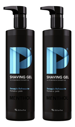 Shaving Gel De Barbear Play Menthol 1kg Pezinho Fardo 2 Unid 0