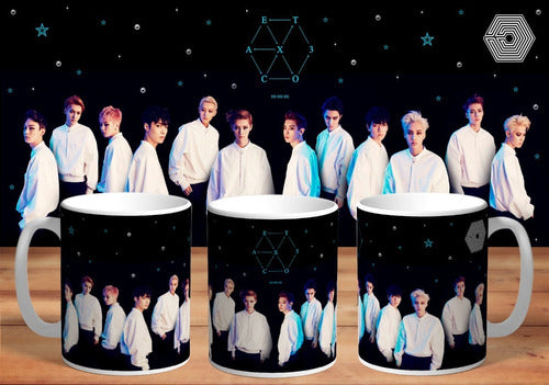 La Cueva Taza Exo Kpop De Cerámica 0