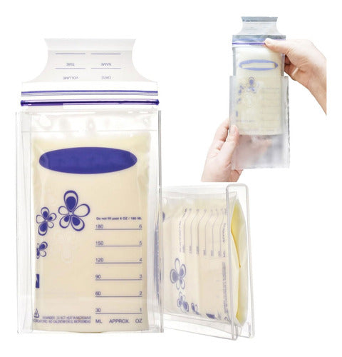 Organizador De Armazenamento De Leite Plano Breastmilk Freez 7