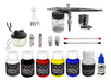 Olympo Aerograph Dual Action 0.5 + Accessories + Paints 0