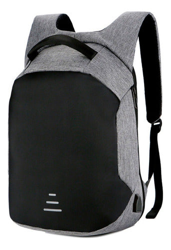Anti-Theft Urban Waterproof Backpack with USB Port - Notebook Holder 0