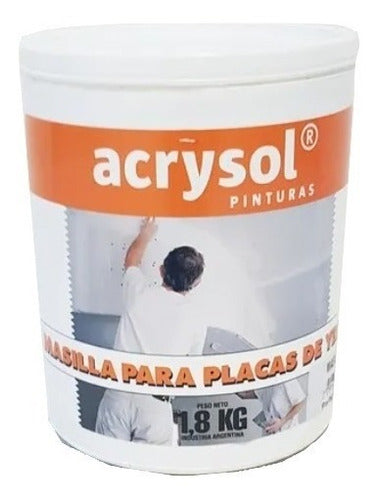 Acrysol Masilla Para Placas De Yeso - 1,8 Kg 0