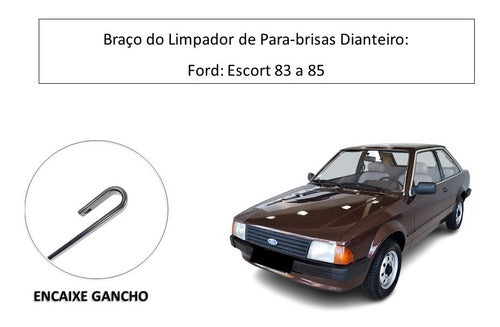 Haste Braço Limpador De Para-brisa - Escort 83/85 - Dir/esq 3