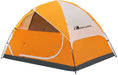 Carpa 6 Personas Doble Capa Impermeable - Naranja 0