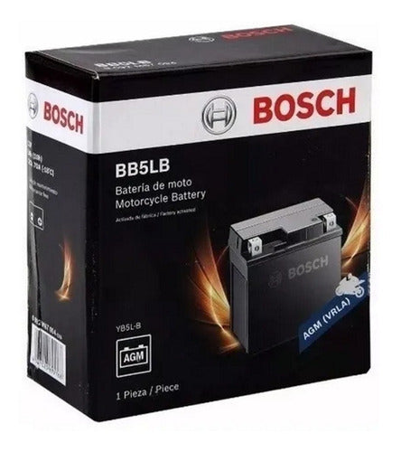 Bosch Motorcycle Battery 12N5-3B for Fz16 Xtz125 Ybr125 Rouser Ns135 110cc 0