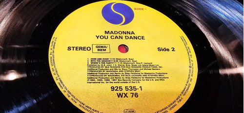 Madonna You Can Dance Vinilo Mixed Germany 1987 Excelente 1