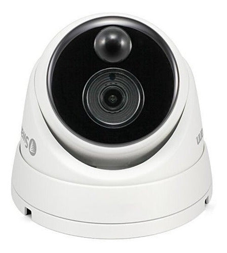 Swann SWPRO1080MSDUS 1080P with PIR Motion Sensor and 100 ft White Night Vision Dome Camera 0