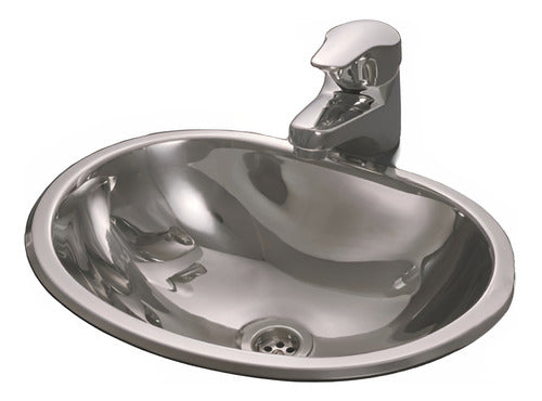 Johnson Stainless Steel Lavatory Sink OV 330L 0