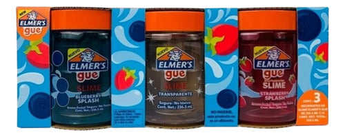 Elmer's Slime Kit X 3 Pots Splash Goo 0