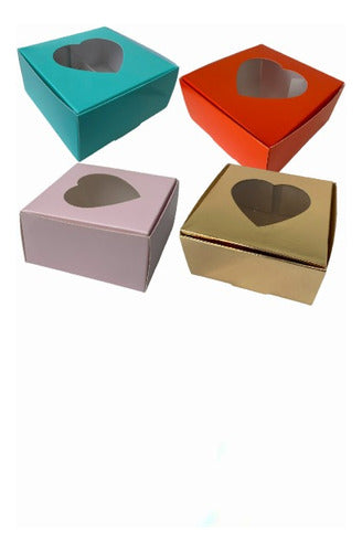 Pack of 12 Heart-Shaped Display Boxes for Chocolates Cookies Assorted 0