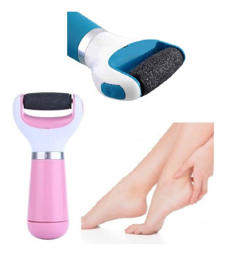 Generic Express Pedi Foot Exfoliator Set - 2 Electric Callus Removers with 2 Extra Rollers 2