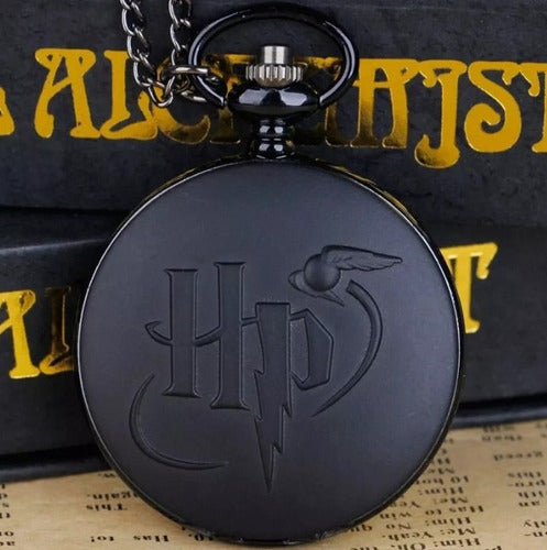 Presente Colar Relógio De Bolso Livro Harry Potter Cosplay 1