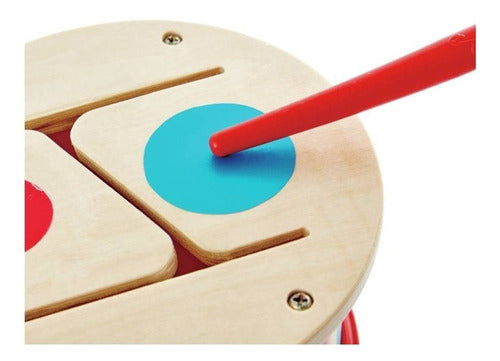 Hape Double-Sided Drum HP0039 Impobarato 3