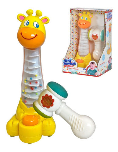 Ditoys Fun Giraffe Toy with Hammer Balls 0