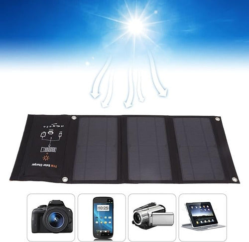 MVC Portable Solar Charger for Multiple Devices - Camping & Fishing 6