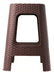 PLASTICOS UCU Reinforced Plastic Stool / Brown / Pack of 6 Units 2