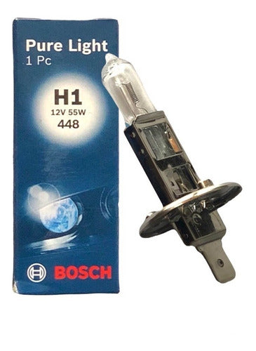 Lámpara Bosch H1 Para Auto 12v 55w P14.5s Pure Light 0