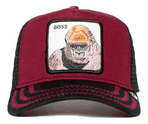 Goorin Bros Lifestyle Unisex The Boss Cap - Bordo Negro 0