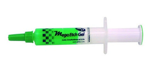 Mega Acid Etcher Gel Green 33% X12g Dentistry 1