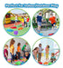 Joyin Balance Stepping Stones, 6 Piezas Kids Turtle Jumping 4