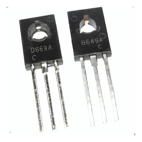 Transistor Par 2sb649 2sd669 (2 Pares) B649 D669 Original 0