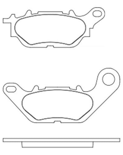 Pastilla Freno Cobreq Para Yamaha Crypton T 115 Ed 10/ 0