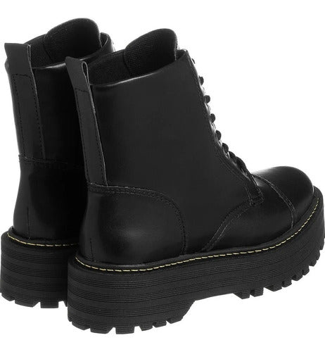 Amorelle Bota Femenina Tractorada Plataforma Lumiss Colores 3