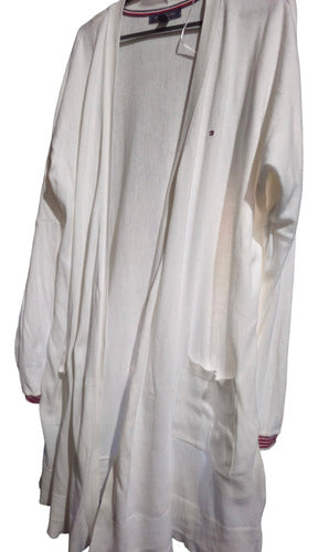 Tommy Hilfiger White Long Cardigan 4