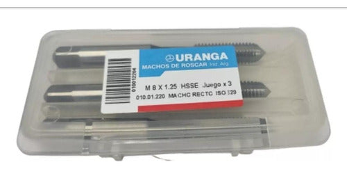 Uranga Game of Thread Taps M 8 X 1.25 Set of 3 1