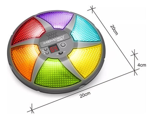 Juego De Memoria Con Luces Y Sonidos De Mano Desafio 1