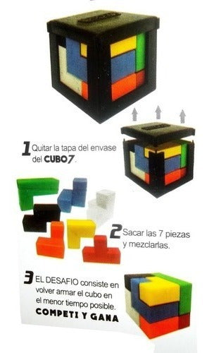 Ditoys Cubo 7 El Desafío Armá El Cubo Original 1