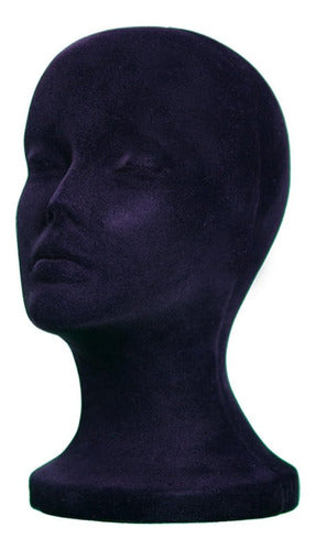 API A1 Pacific Inc. Black Foam Mannequin Head for Wigs and Accessories 0