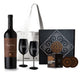 Luigi Bosca Cabernet Box Set with Black Glasses 0