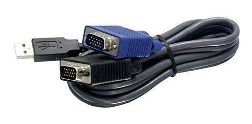 Trendnet Usb Vga Combo Kvm Macho A Macho Cable, Vga / Svga H 0