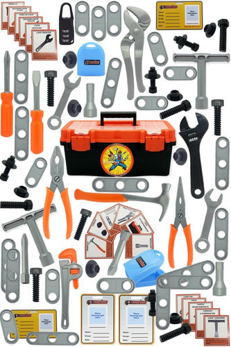 New Toy Toolbox Set Black & Decker Inspired for Kids 1
