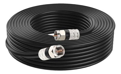 Trysnet 5 Mts Coaxial Cable RG6 with RG6 Connectors 3