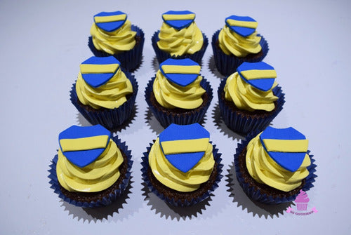 Promo! SS GOURMET Torta Boca Juniors 2 Kg + 18 Cupcakes Temáticos 1