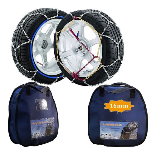 Snow Chains for 265/55 R17 Tires - Set of 2 0