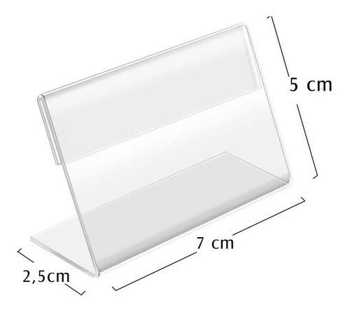 LaserHouse Acrylic Price Holder Display, Countertop 2