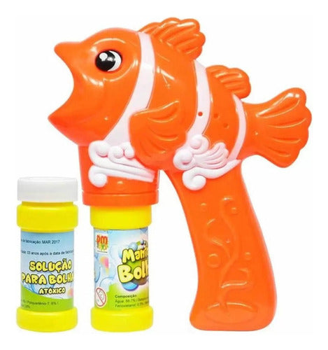 Lança Bolhas De Sabão Pistola Dm Toys Brinquedos 1