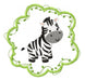 Embroidery Machine Animal Safari Zebra Appliqué Frame 4775 0