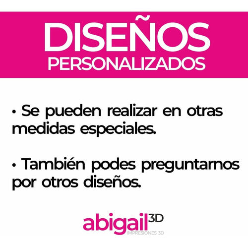 Abigail-3D Topper Cartel Torta Adorno Aniversario Nombres Personalizado 2