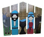 Arte en Palets: Handcrafted Wooden Nativity Scene - Fence Style 0