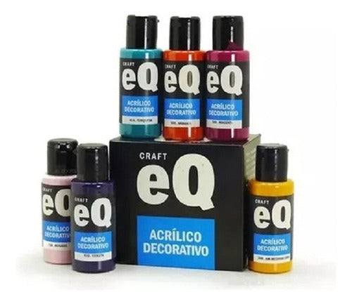 EQ Acrylic Decorative Paint Set X 5 0