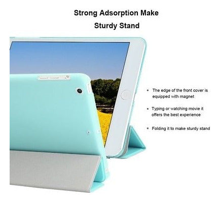 Para iPad 2 De Aire Smart Cubrir Slim Magnético Protector Au 4